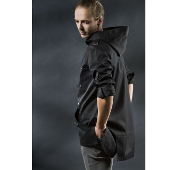 Chef's jacket with zipp by Robert Kalinkin, Black