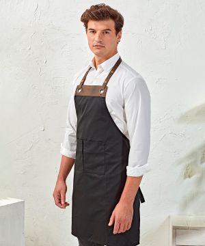 Apron with leader black