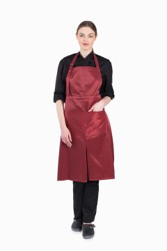 Apron, waterproof, bordeaux