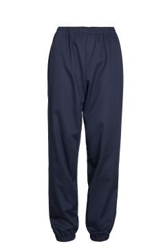 Unisex jogging pants, white and blue